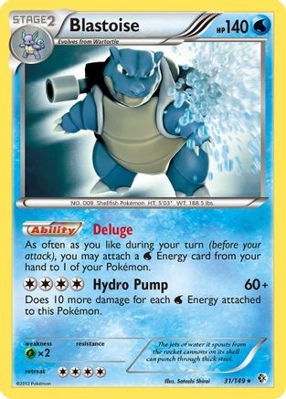Blastoise (031/149) [Boundaries Crossed] Holofoil - Holo Rare