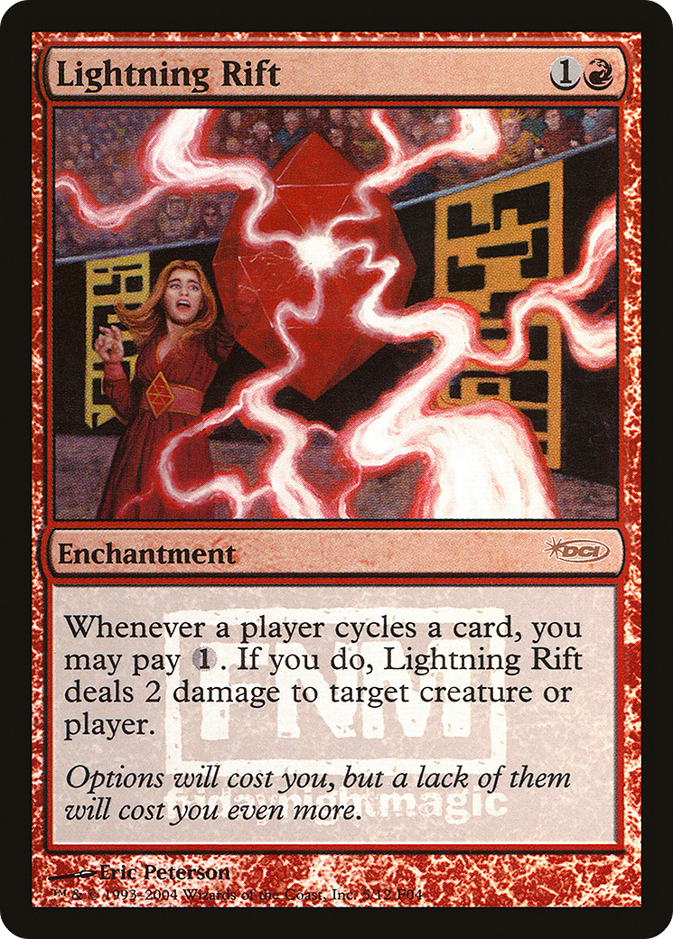 Lightning Rift [Friday Night Magic 2004] Foil
