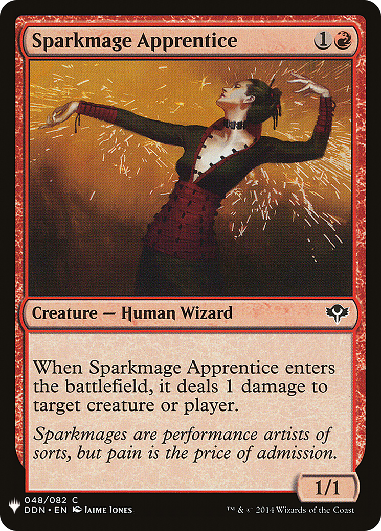 Sparkmage Apprentice (LIST-DDN-48) [The List]