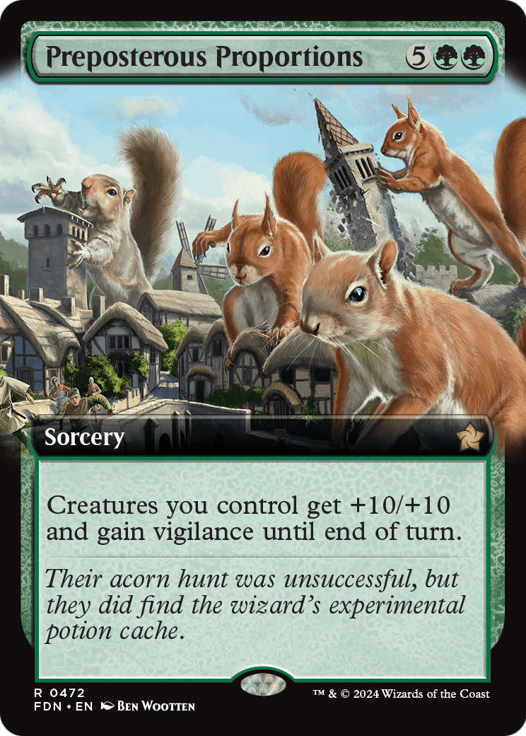 Preposterous Proportions (Extended Art) (FDN-472) [Foundations]