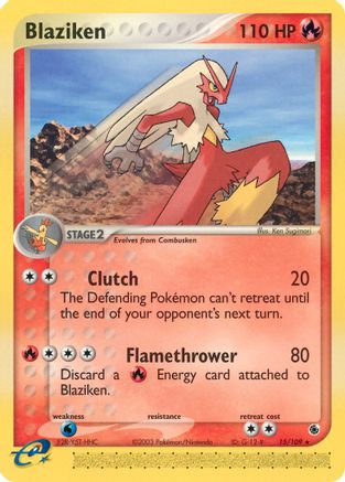 Blaziken (015/109) [Ruby and Sapphire] - Rare