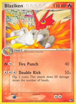 Blaziken (001/17) [POP Series 1] Holofoil - Rare