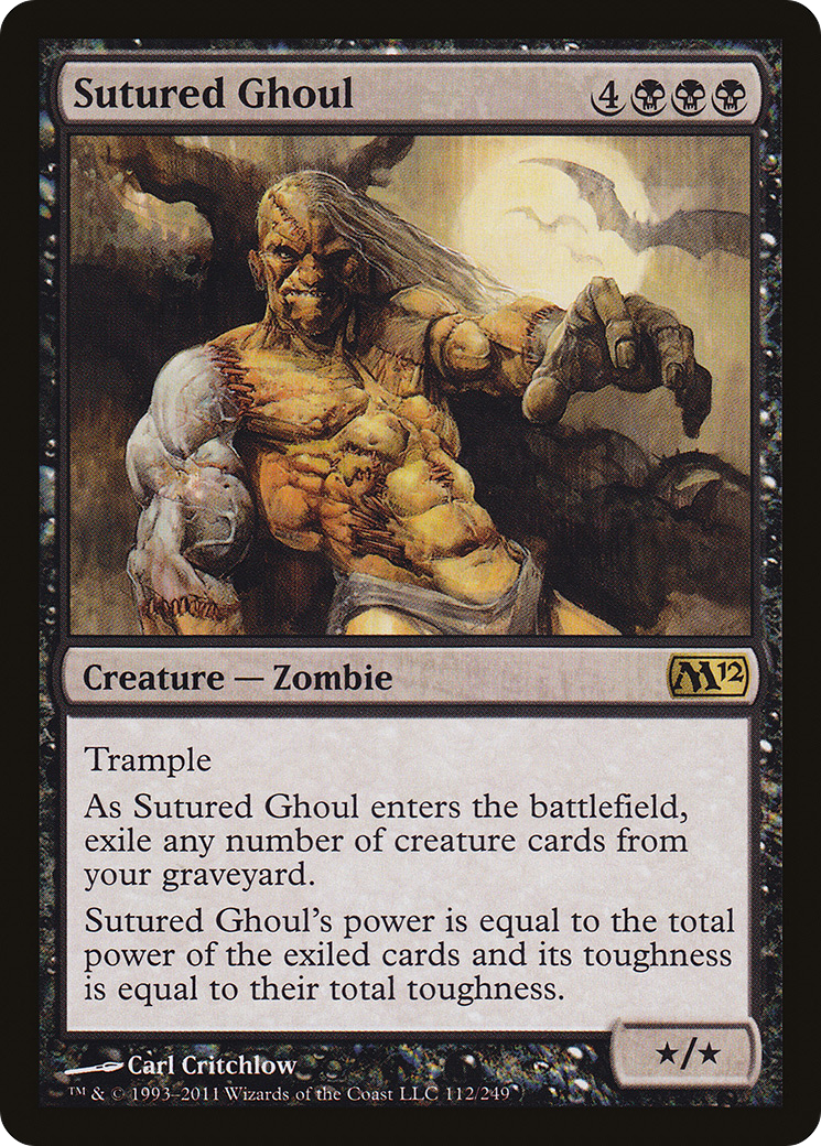 Sutured Ghoul (M12-112) [Magic 2012]