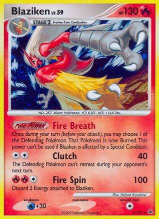 Blaziken (3/127) [Platinum] Holofoil - Holo Rare