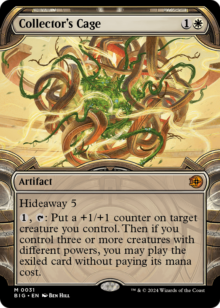 Collector's Cage (Showcase) (BIG-031) [The Big Score] Foil