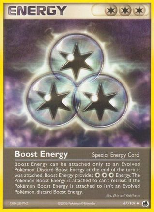 Boost Energy (87/101) [Dragon Frontiers] Reverse Holofoil - Uncommon
