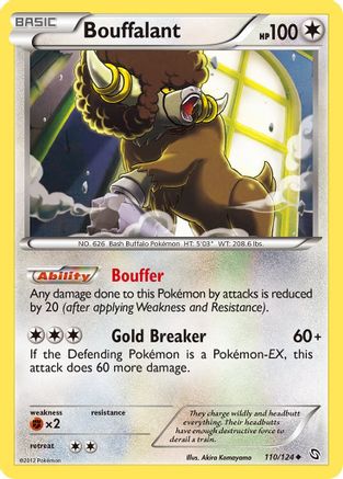 Bouffalant (110/124) [Dragons Exalted] Reverse Holofoil - Uncommon