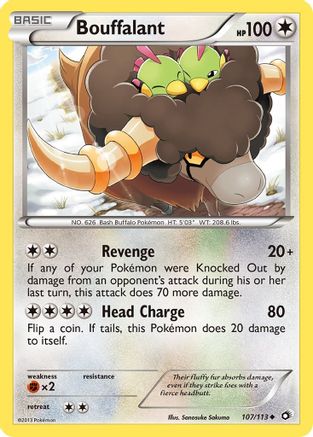 Bouffalant (107/113) [Legendary Treasures] Reverse Holofoil - Uncommon
