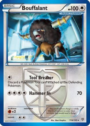 Bouffalant (Team Plasma) (114/135) [Plasma Storm] - Rare