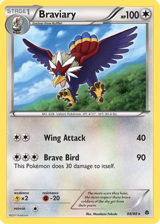 Braviary (88/98) [Emerging Powers] Holofoil - Holo Rare