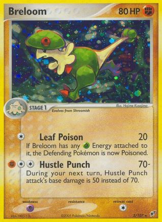 Breloom (3/107) [Deoxys] Reverse Holofoil - Holo Rare
