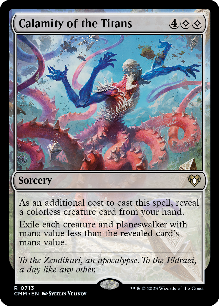 Calamity of the Titans (CMM-713) [Commander Masters]