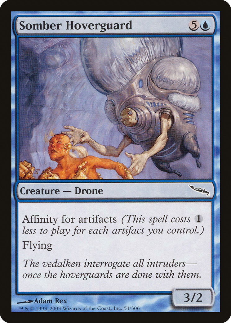 Somber Hoverguard (MRD-051) [Mirrodin]