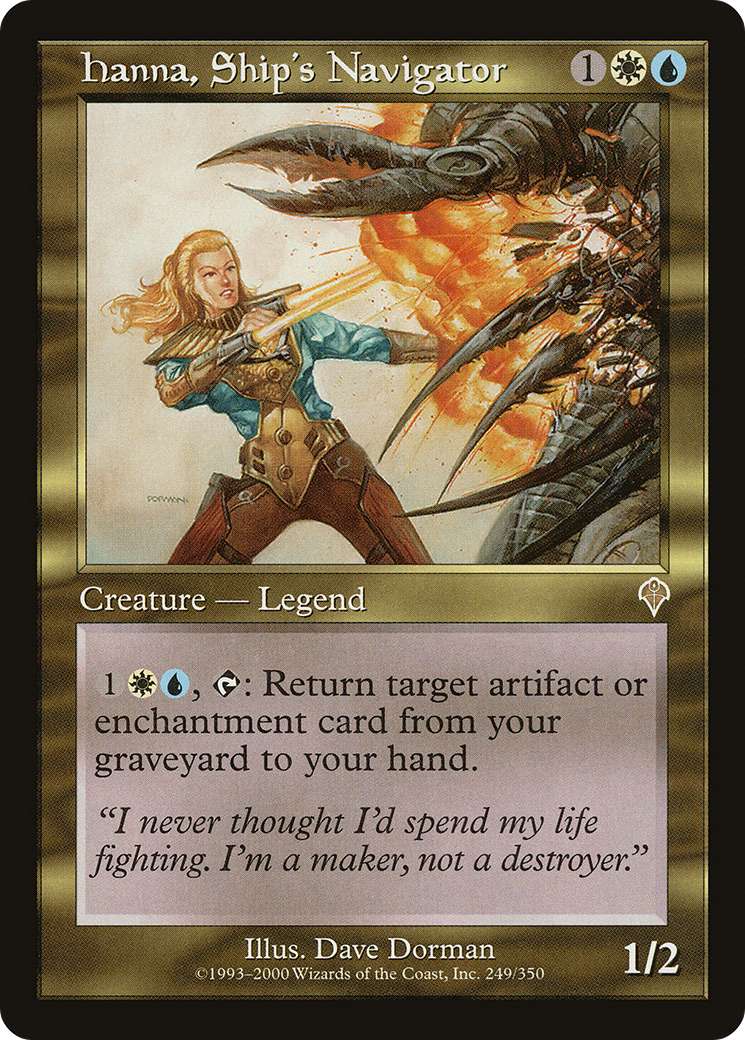 Hanna, Ship's Navigator (INV-249) [Invasion] Foil
