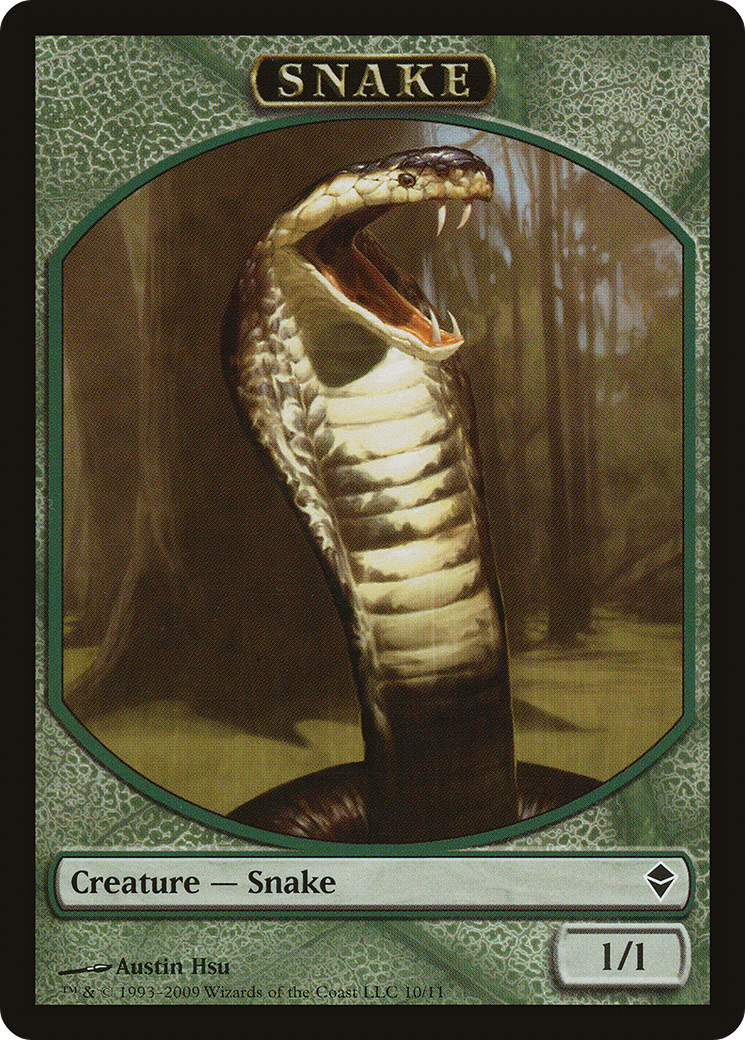 Snake Token (ZEN-010) [Zendikar Tokens]
