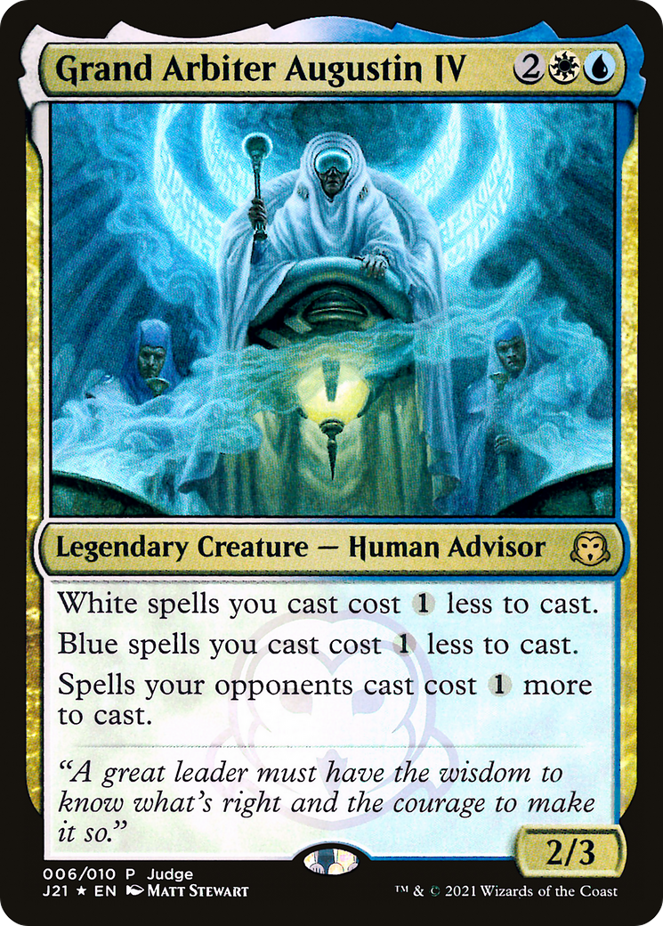 Grand Arbiter Augustin IV (JDG-006) [Judge Gift Cards 2021] Foil