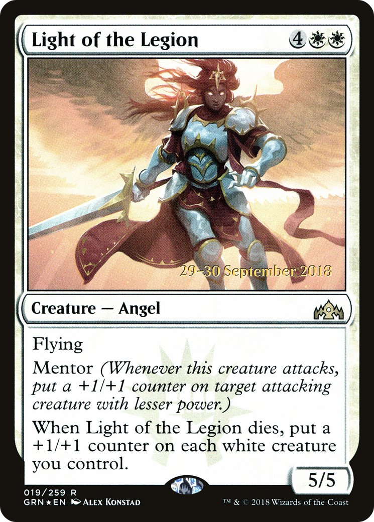Light of the Legion (PRE-19S) [Guilds of Ravnica Promos] Foil
