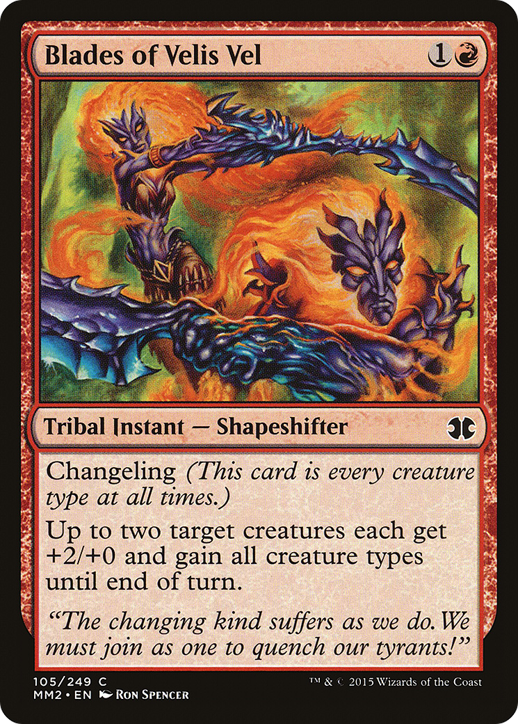 Blades of Velis Vel (MM2-105) [Modern Masters 2015]