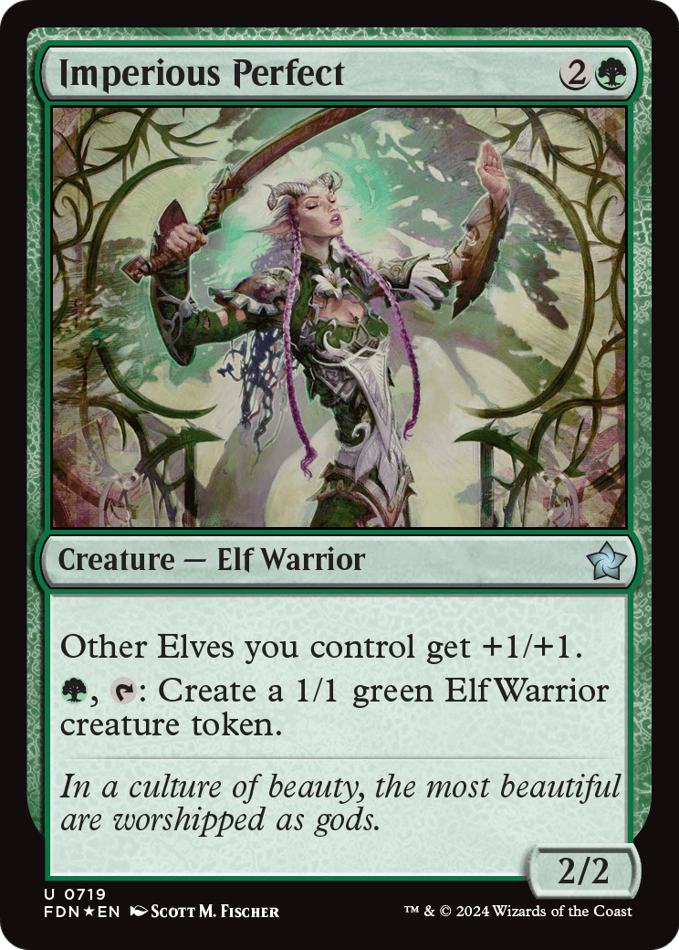 Imperious Perfect (FDN-719) [Foundations] Foil