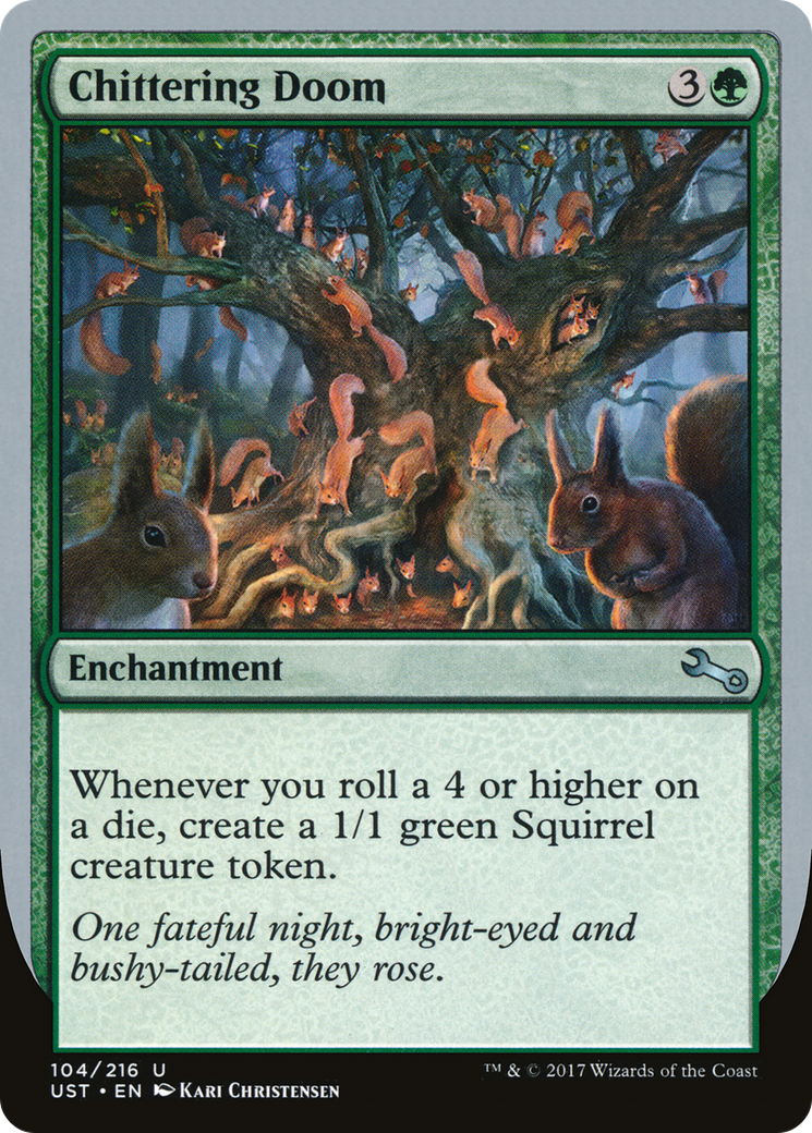 Chittering Doom (UST-104) [Unstable] Foil