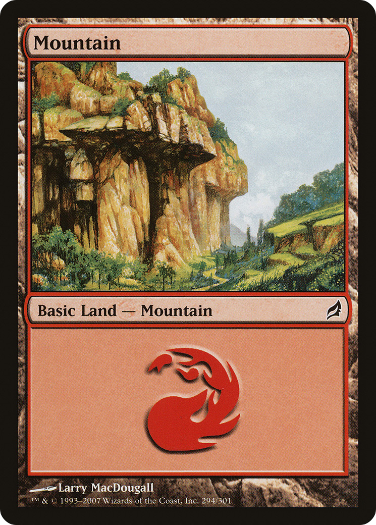 Mountain (LRW-294) [Lorwyn] Foil