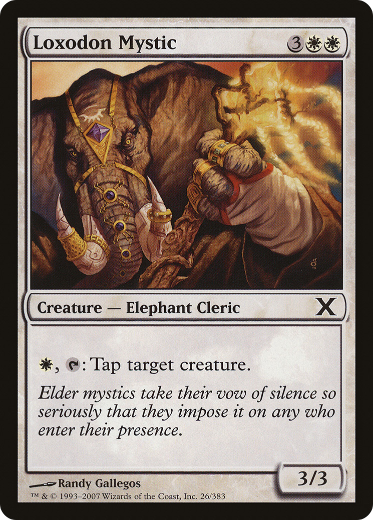 Loxodon Mystic (10E-026) [Tenth Edition]