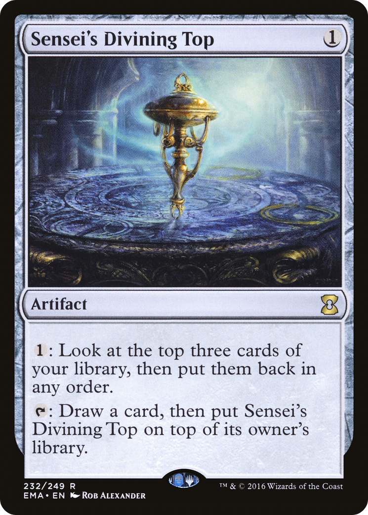 Sensei's Divining Top (EMA-232) [Eternal Masters] Foil