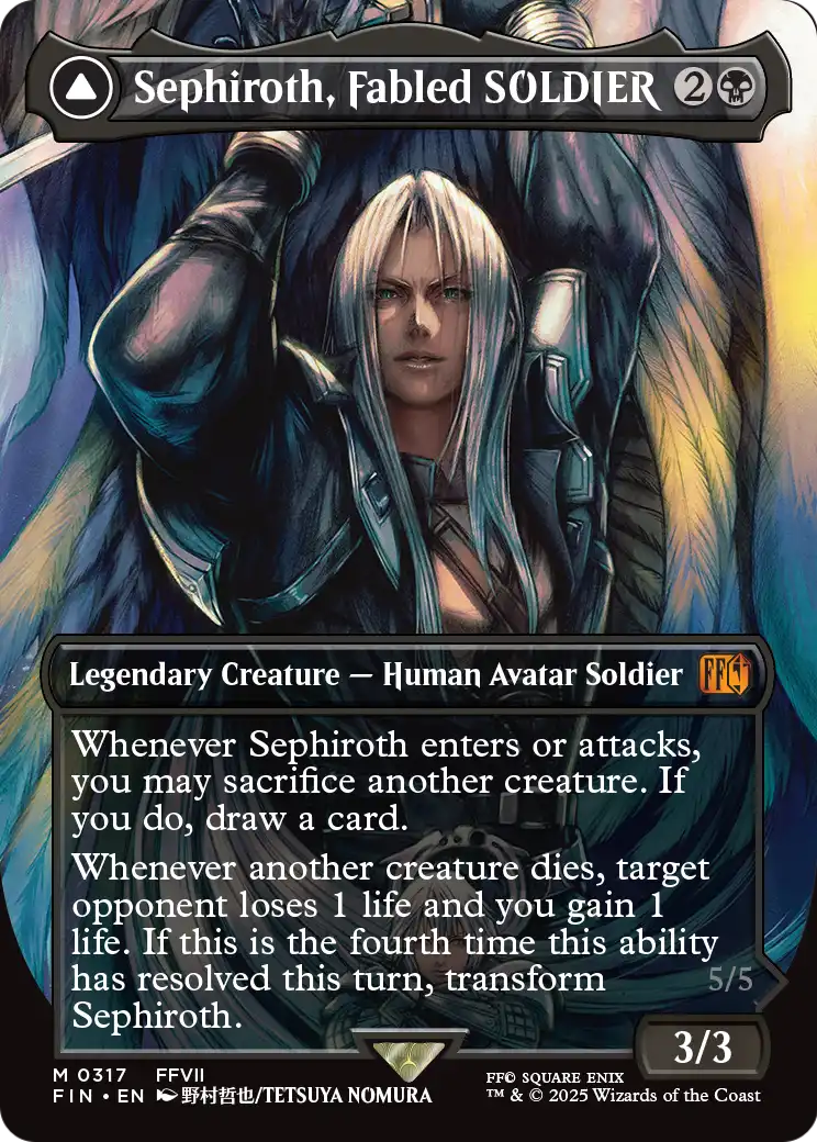 Sephiroth, Fabled SOLDIER (FIN-317) (Borderless) [FINAL FANTASY]