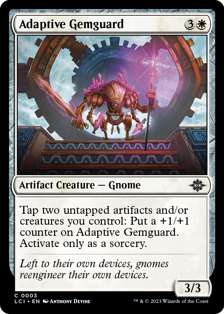 Adaptive Gemguard (LCI-003) [The Lost Caverns of Ixalan] Foil