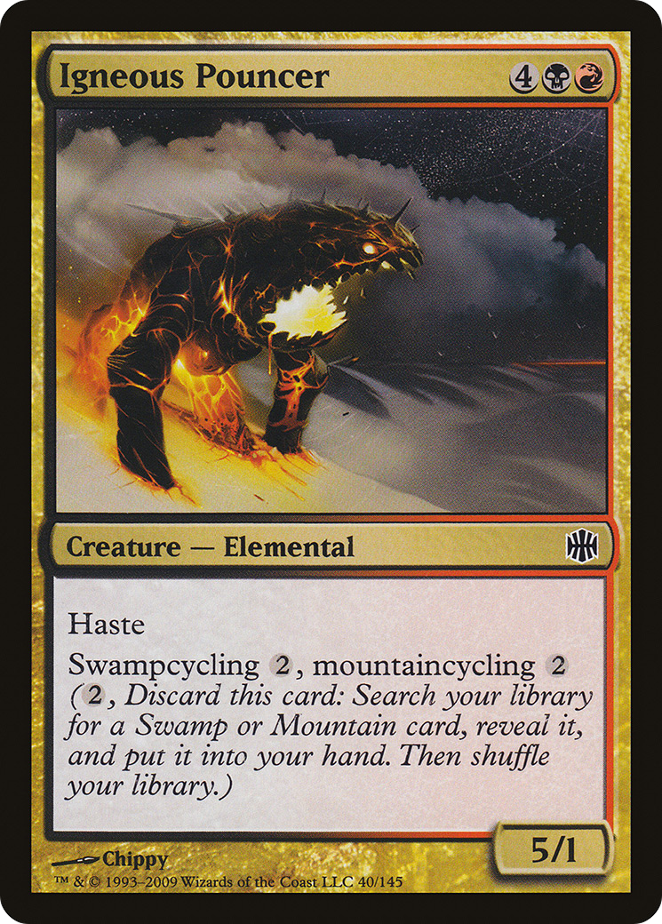 Igneous Pouncer (ARB-040) [Alara Reborn] Foil