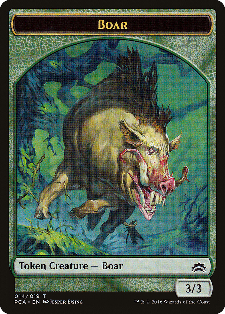 Boar (TPCA-014) [Planechase Anthology Tokens]