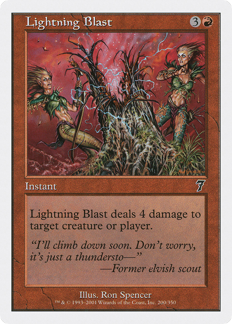 Lightning Blast (7ED-200) [7th Edition]