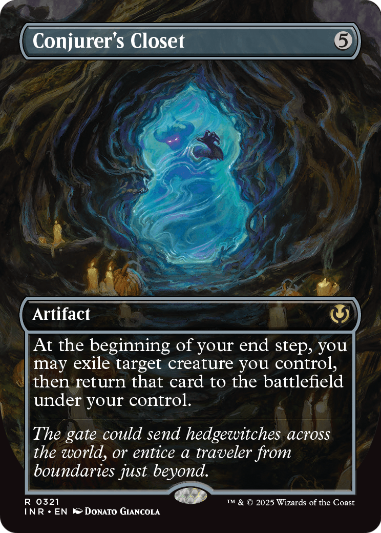 Conjurer's Closet (Borderless) (INR-321) [Innistrad Remastered] Foil