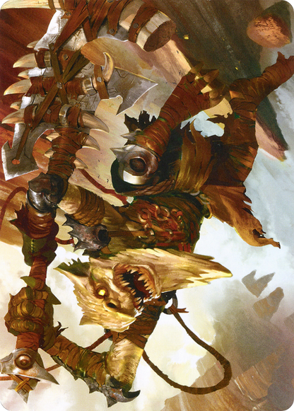 Teeterpeak Ambusher // Teeterpeak Ambusher (AZNR-067) (Borderless) [Zendikar Rising Art Series] Foil