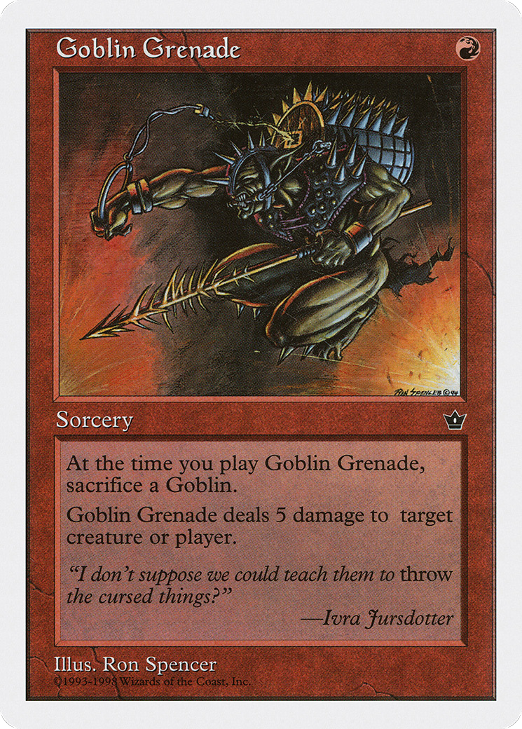Goblin Grenade (ATH-029) [Anthologies]
