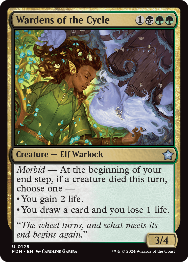 Wardens of the Cycle (FDN-125) [Foundations] Foil