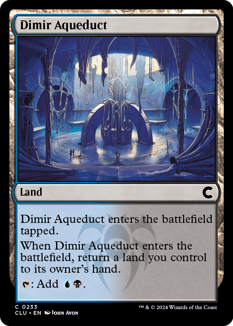 Dimir Aqueduct (CLU-233) [Ravnica: Clue Edition]