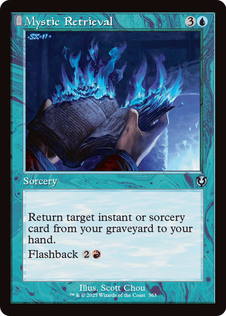 Mystic Retrieval (Retro Frame) (INR-363) [Innistrad Remastered] Foil