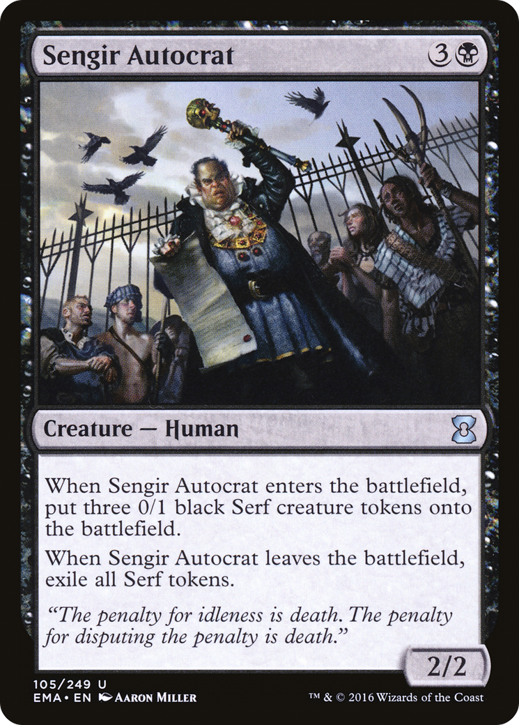 Sengir Autocrat (EMA-105) [Eternal Masters] Foil