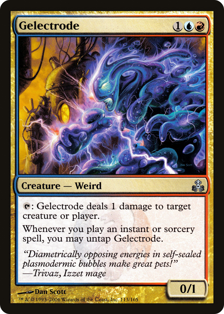 Gelectrode (GPT-113) [Guildpact] Foil
