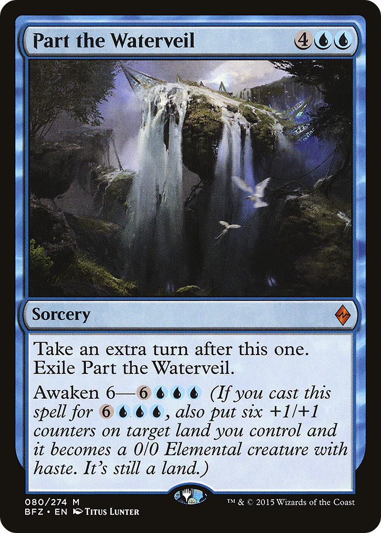 Part the Waterveil (BFZ-080) [Battle for Zendikar] Foil