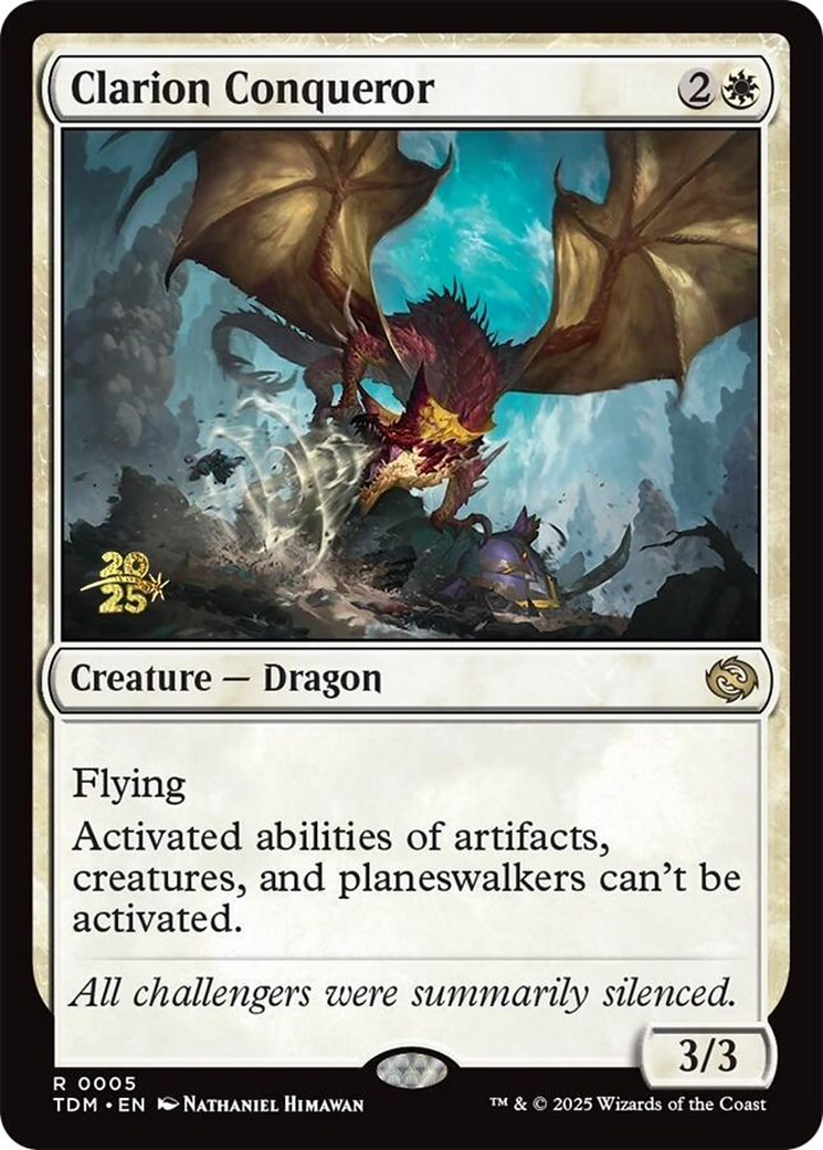 Clarion Conqueror (PRE-005) [Prerelease Cards] Foil