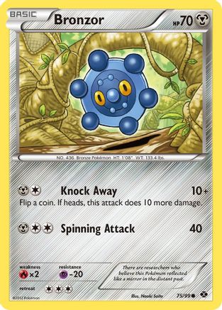 Bronzor (75/99) [Next Destinies] Reverse Holofoil - Common