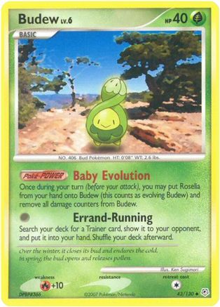 Budew (43/130) [Diamond and Pearl] - Uncommon