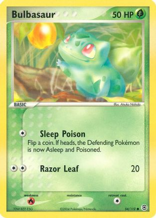 Bulbasaur (054/112) [FireRed & LeafGreen] Reverse Holofoil - Common