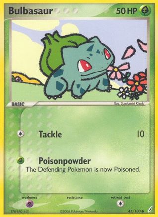 Bulbasaur (045/100) [Crystal Guardians] Reverse Holofoil - Common