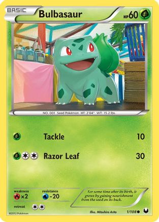 Bulbasaur (001/108) [Dark Explorers] - Common