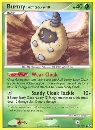 Burmy Sandy Cloak (79/132) [Secret Wonders] Reverse Holofoil - Common
