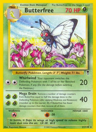 Butterfree (21/110) [Legendary Collection] - Rare