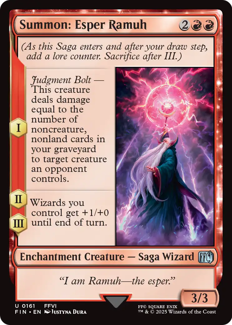 Summon: Esper Ramuh (FIN-161) [FINAL FANTASY]